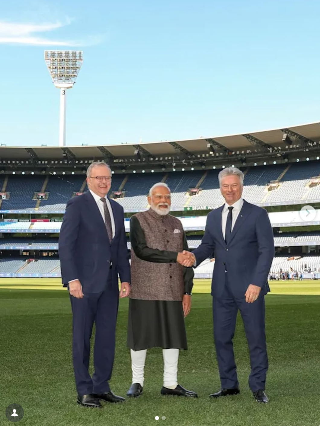 Cricket Diplomacy at the MCG